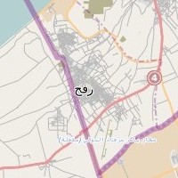 post offices in Palestine: area map for (85) Rafah